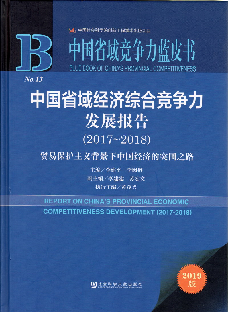 日b视频色中国省域经济综合竞争力发展报告（2017-2018）